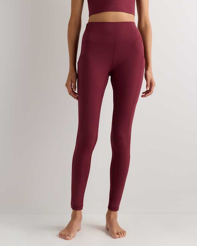 Burgundy Red Ultra-Form High-Rise Pocket Legging