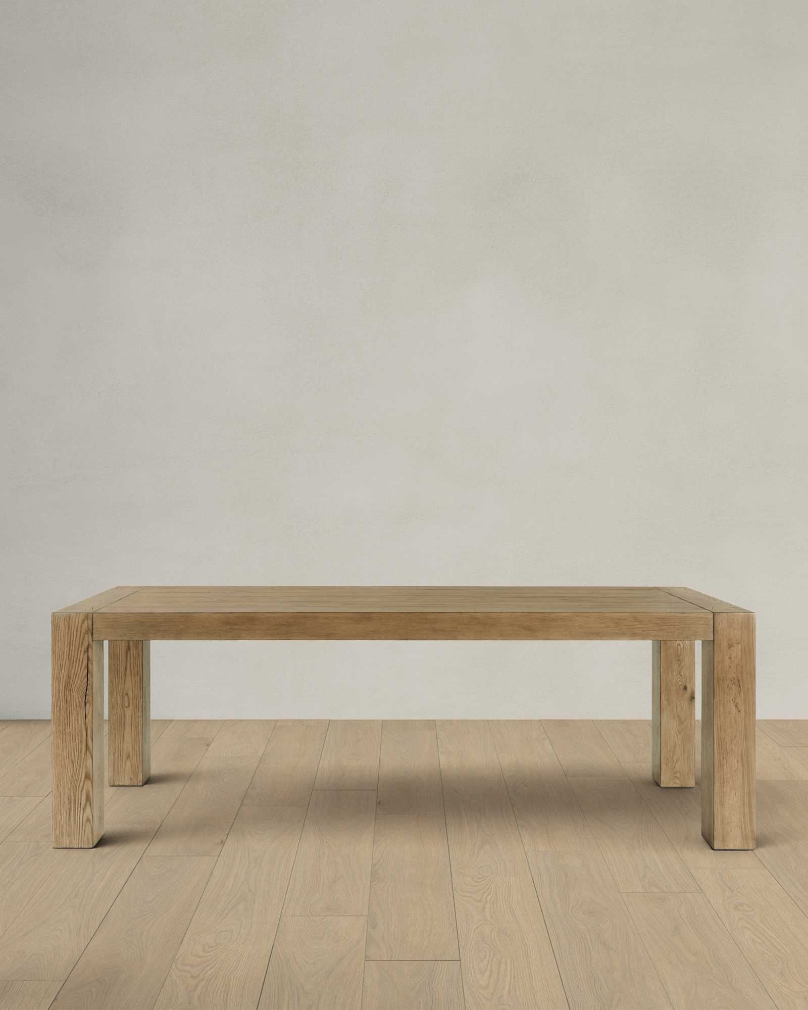 Reclaimed Wood Parsons Dining Table