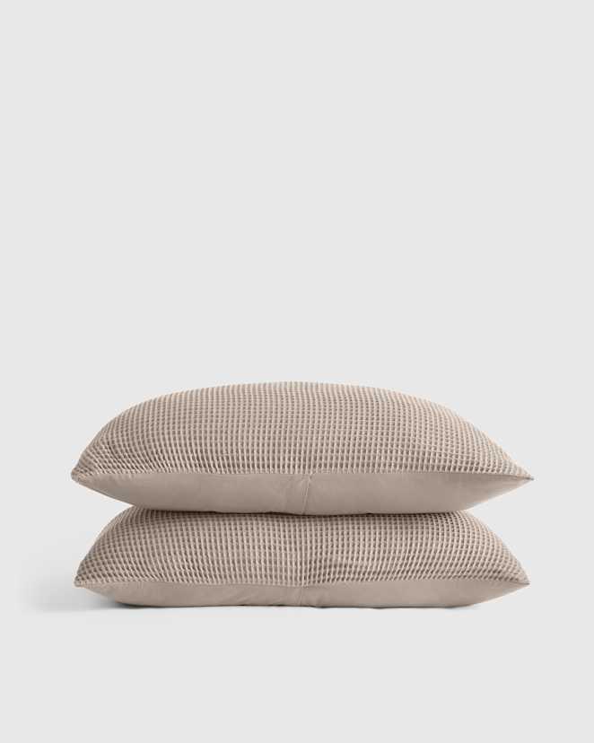 Dove Organic Waffle Sham Set