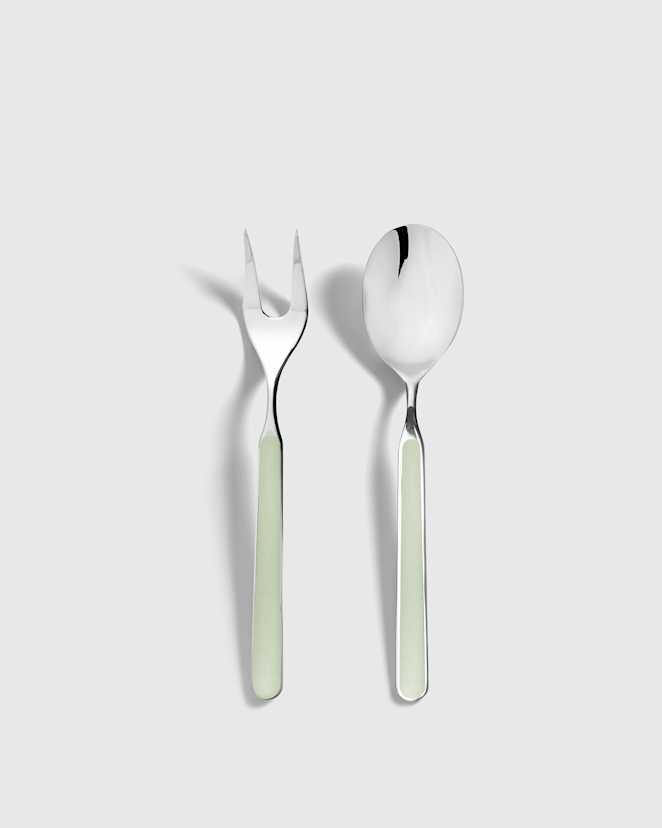 Sage Fantasia 2-Pc Serving Utensil Set by Mepra