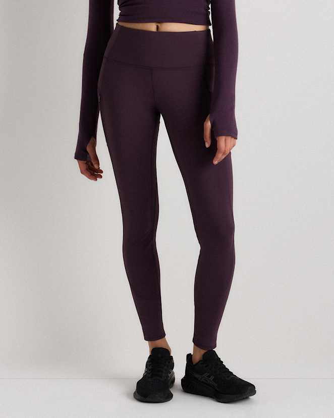 Deep Orchid Purple Whistler High-Rise Pocket Thermal Legging