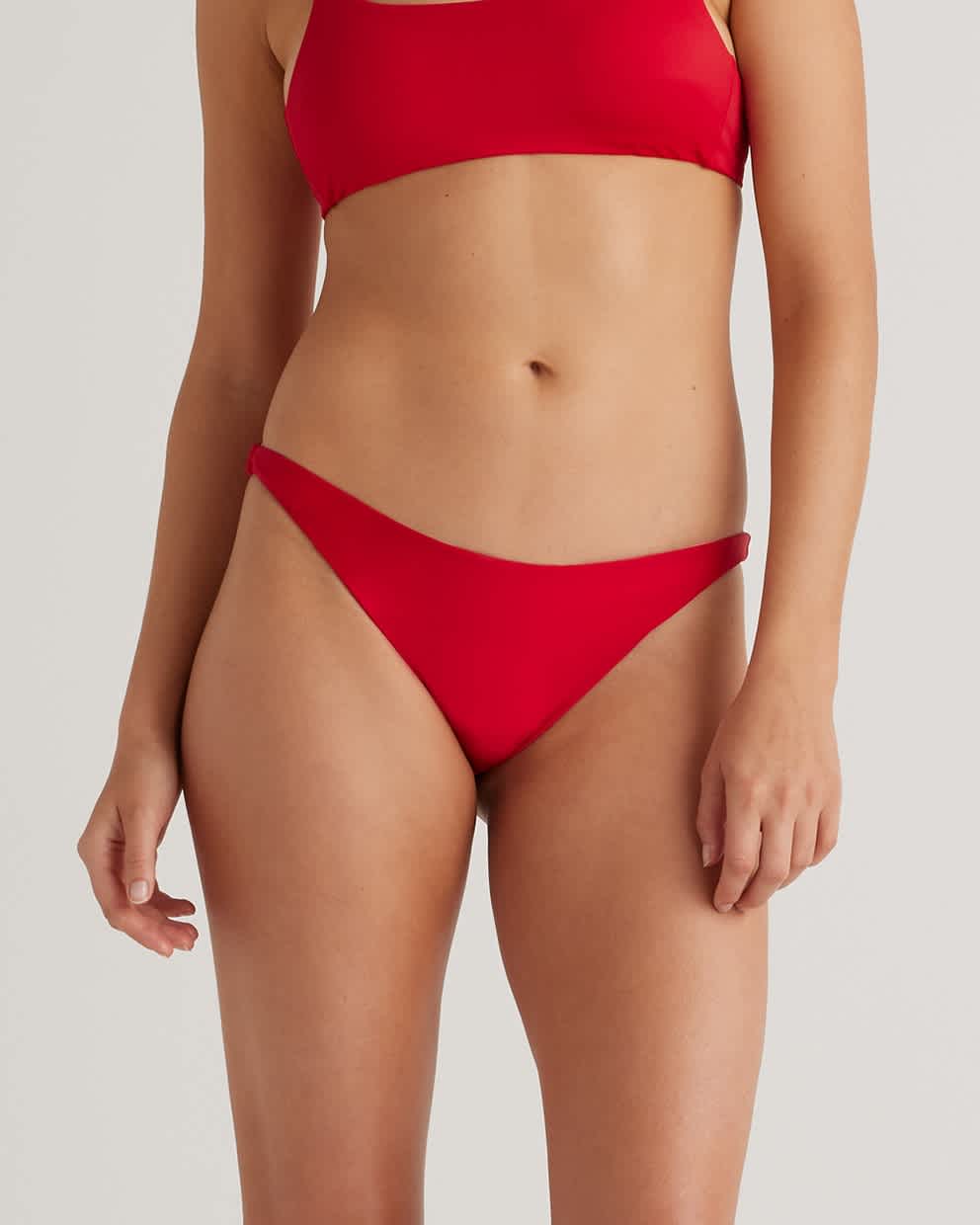cherry Italian Low-Rise Bikini Bottom