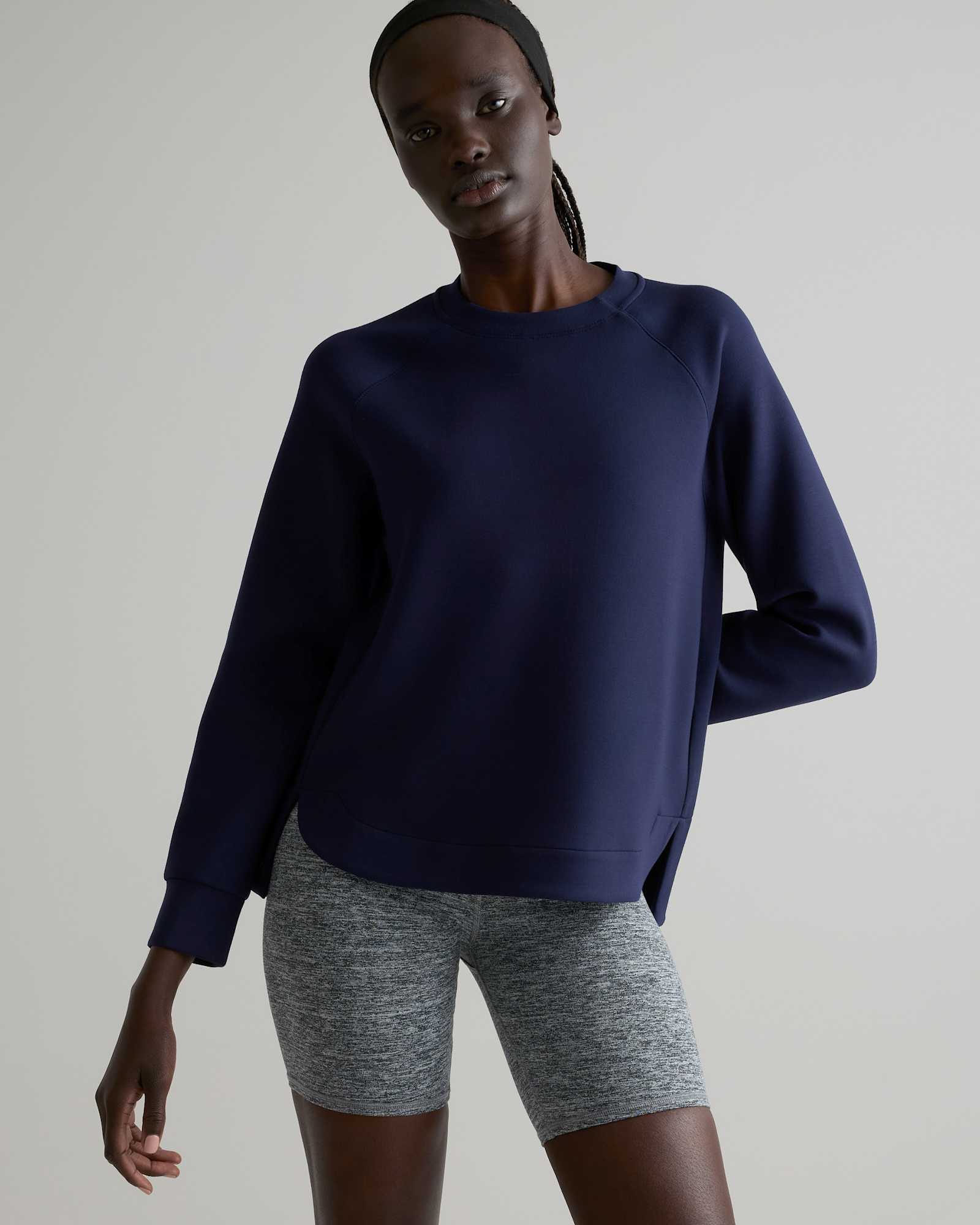 Deep Navy CloudComfort Crewneck Sweatshirt