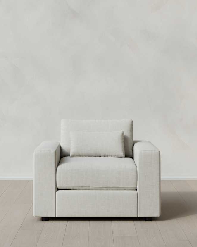 Sorrell Ashford Deep Seat Chair and a Half in Performance Chenille Linen Blend