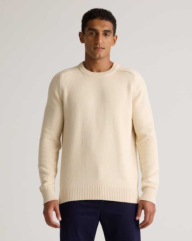 Alabaster 100% Organic Cotton Crewneck Sweater