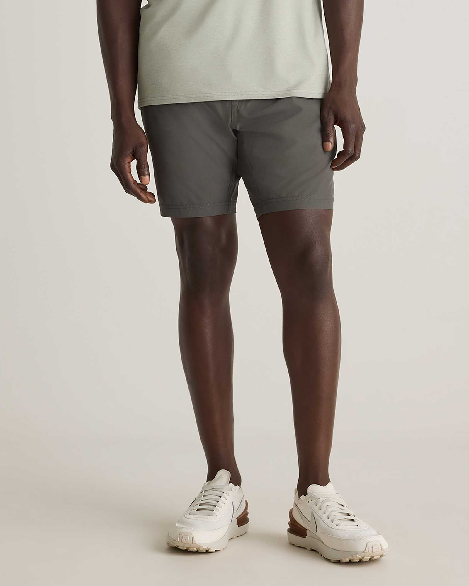 olive Performance Tech Shorts - 7.5"