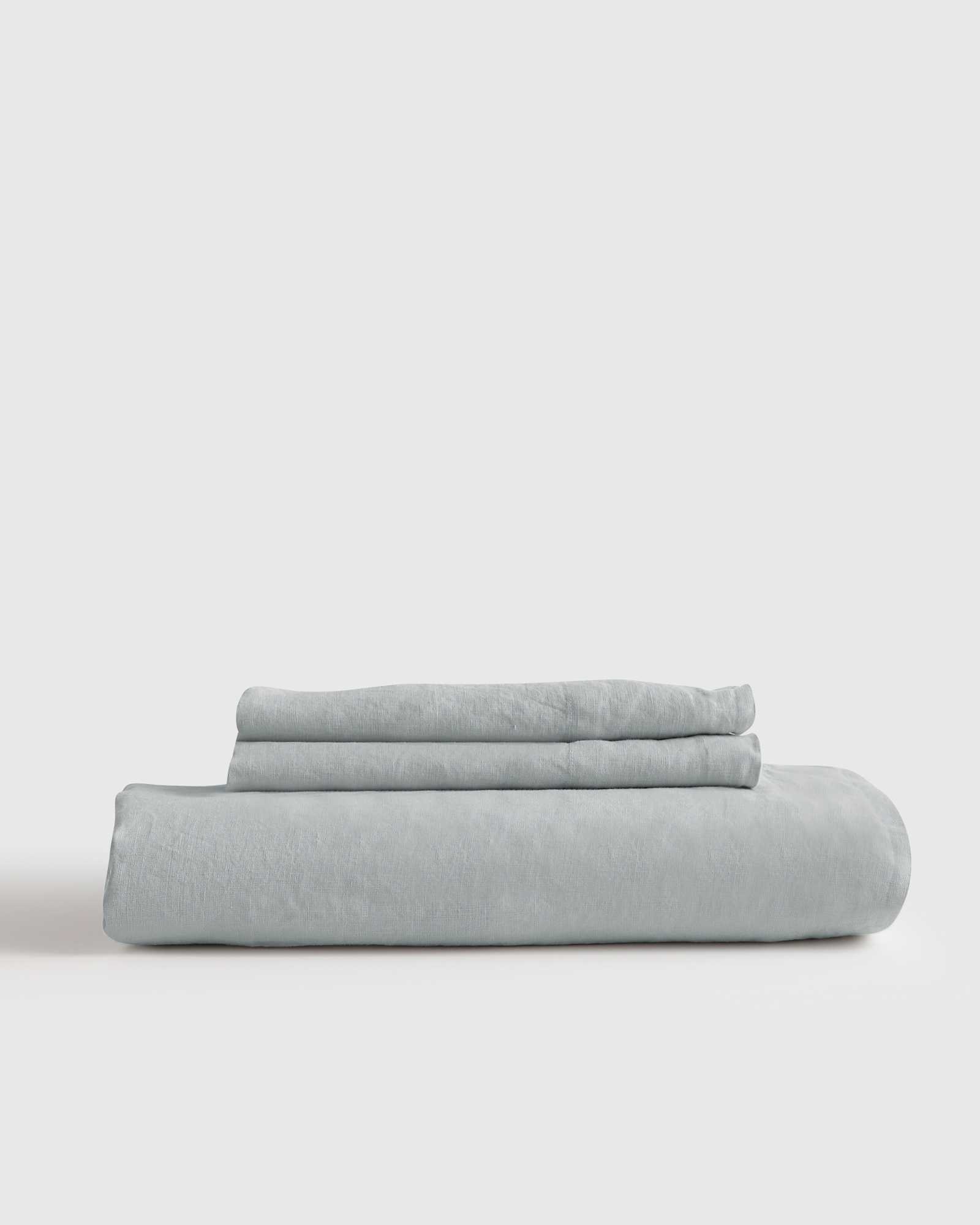 mist European Linen Fitted Sheet Set