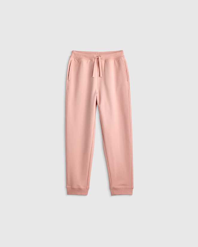 Pink Rose Organic Cotton French Terry Joggers