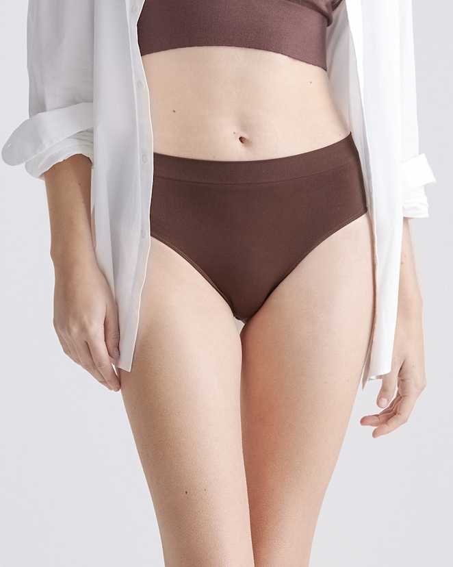 Cocoa Smoothing Comfort High-Waisted Brief (6-Pack)