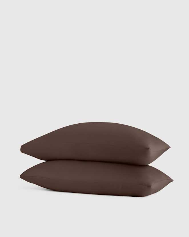 Espresso Bamboo Pillowcase Set