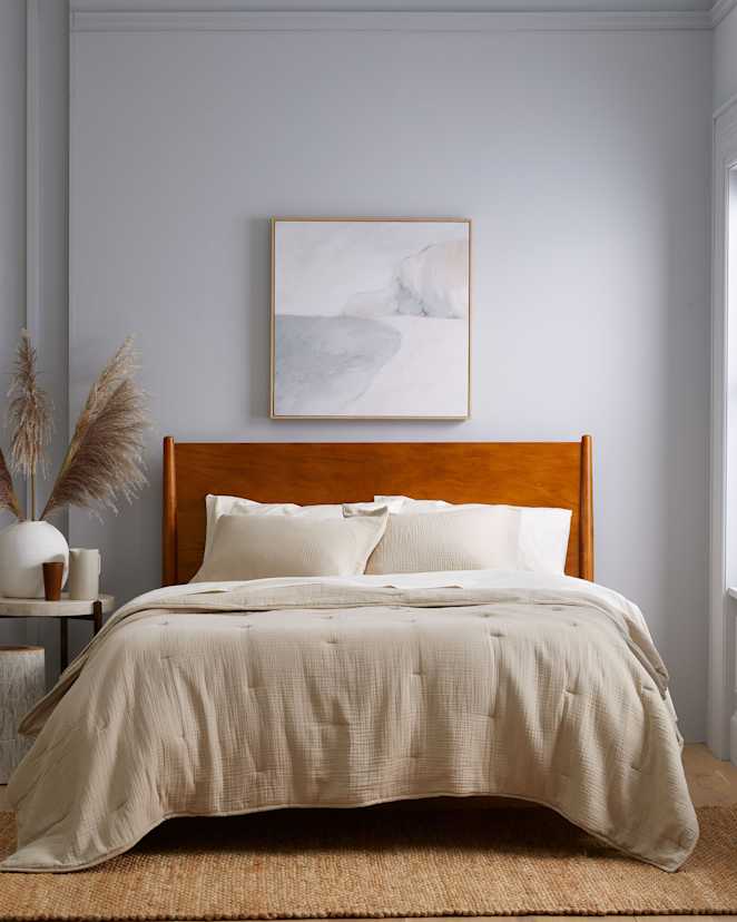 Dune Organic Airy Gauze Dream Quilt Set