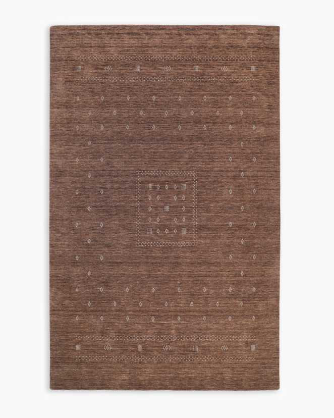 Brown Dakota Hand-Loomed Wool Rug
