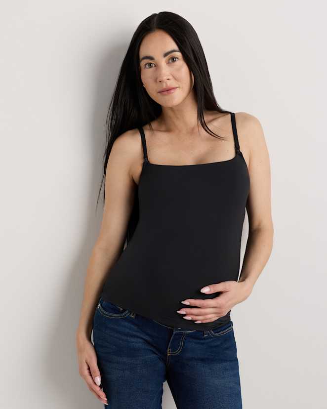 Black Second Skin Nursing Tank (2-pack)