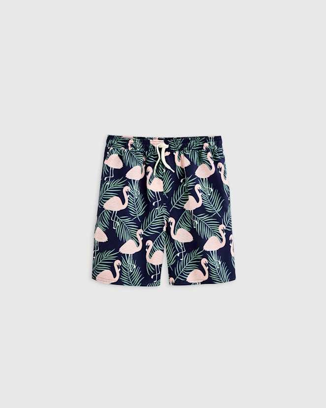 Flamingo Palms Swim Trunk