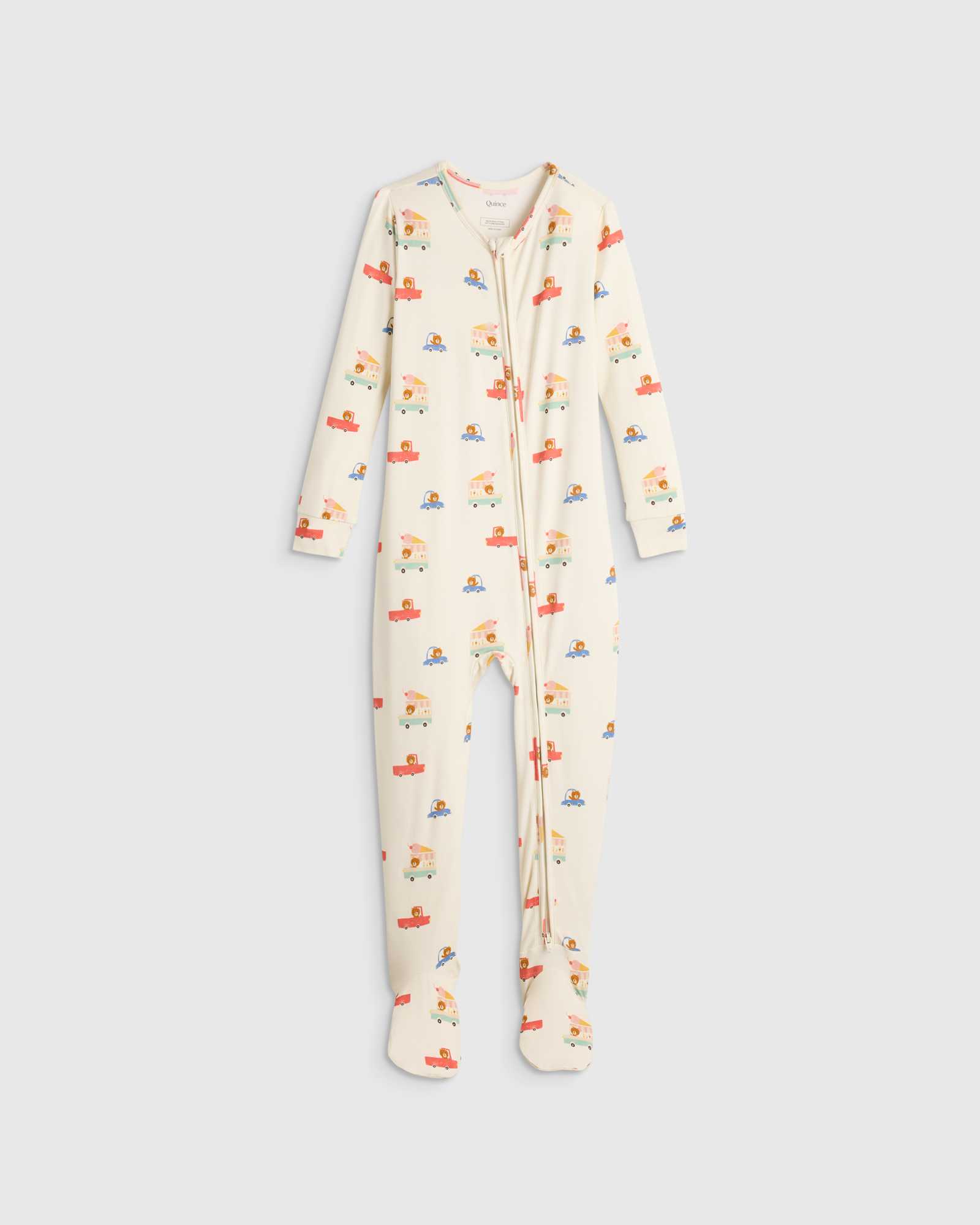 Ice Cream Bears Bamboo Footie Pajama