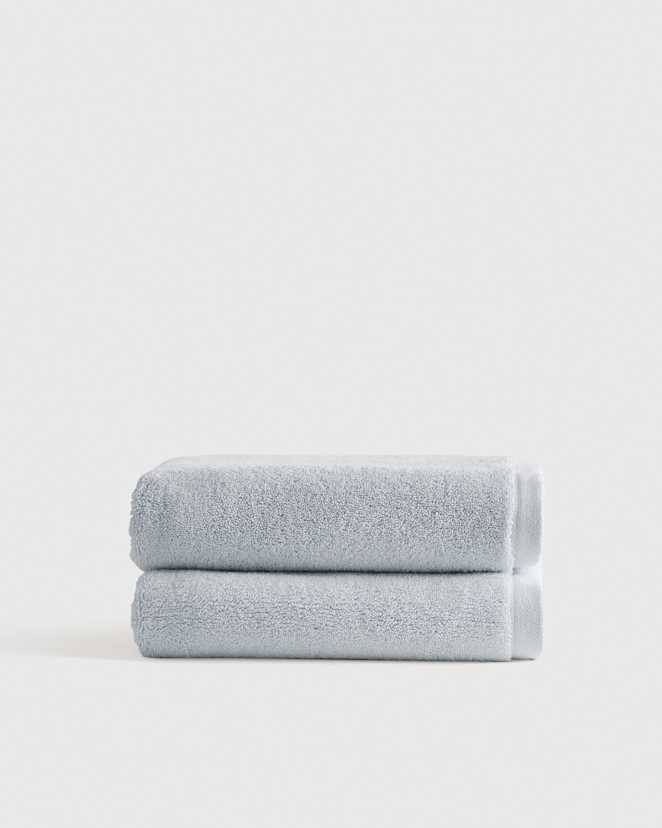 Hydrangea Plush Organic Turkish Cotton Hand Towel (Set of 2)