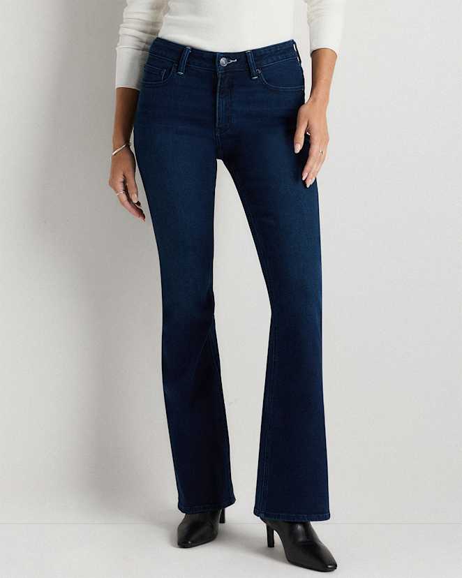 Deep Sea Blue Luna Stretch Flare Jeans