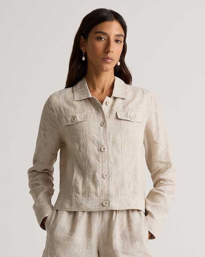 Flax 100% European Linen Jacket