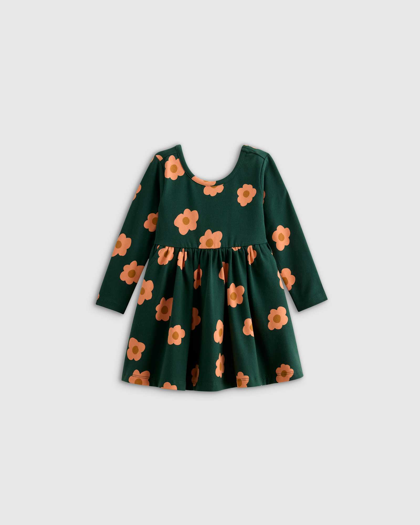 dancing-daisy Organic Cotton Long Sleeve Skater Dress