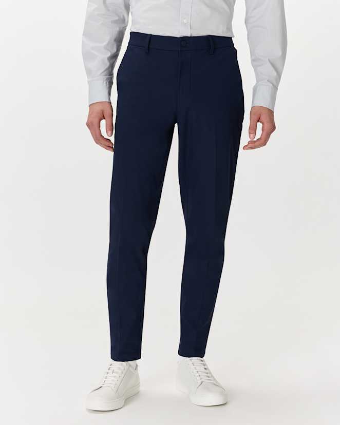 Deep Navy Performance Stretch Technical Dress Pants