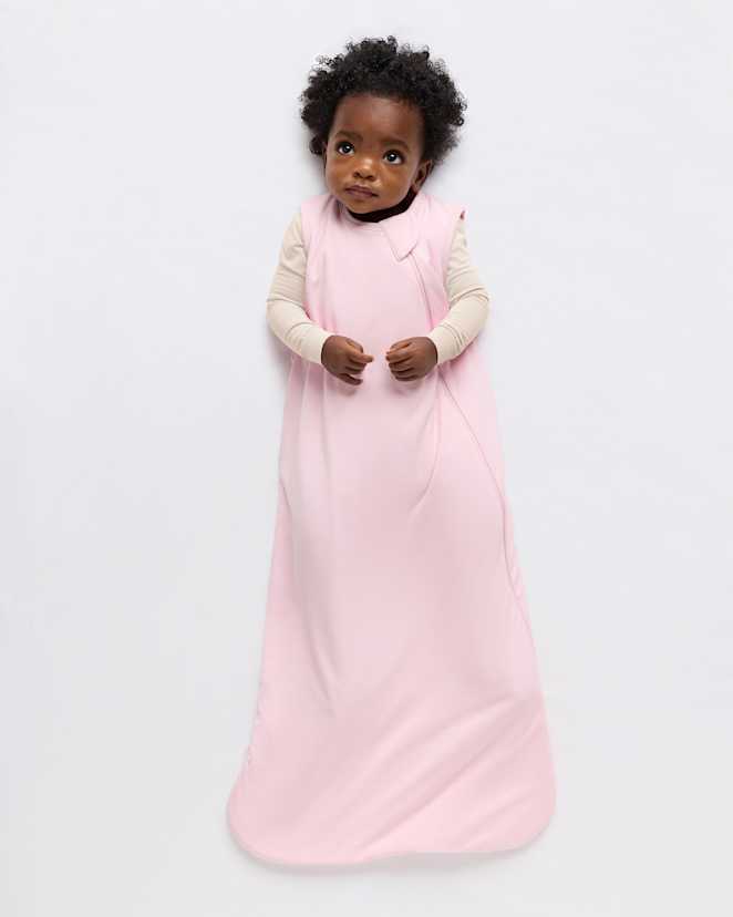 Pale Pink Bamboo Sleep Bag 1.5 TOG