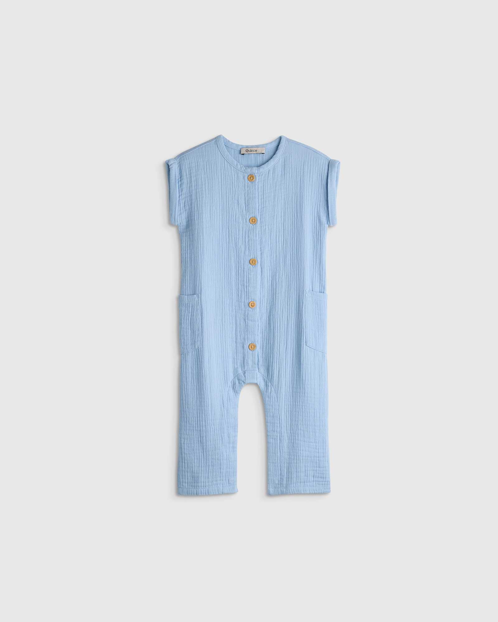 Ocean Breeze 100% Organic Cotton Gauze Romper