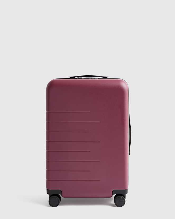 Wine Expandable Carry-On Suitcase