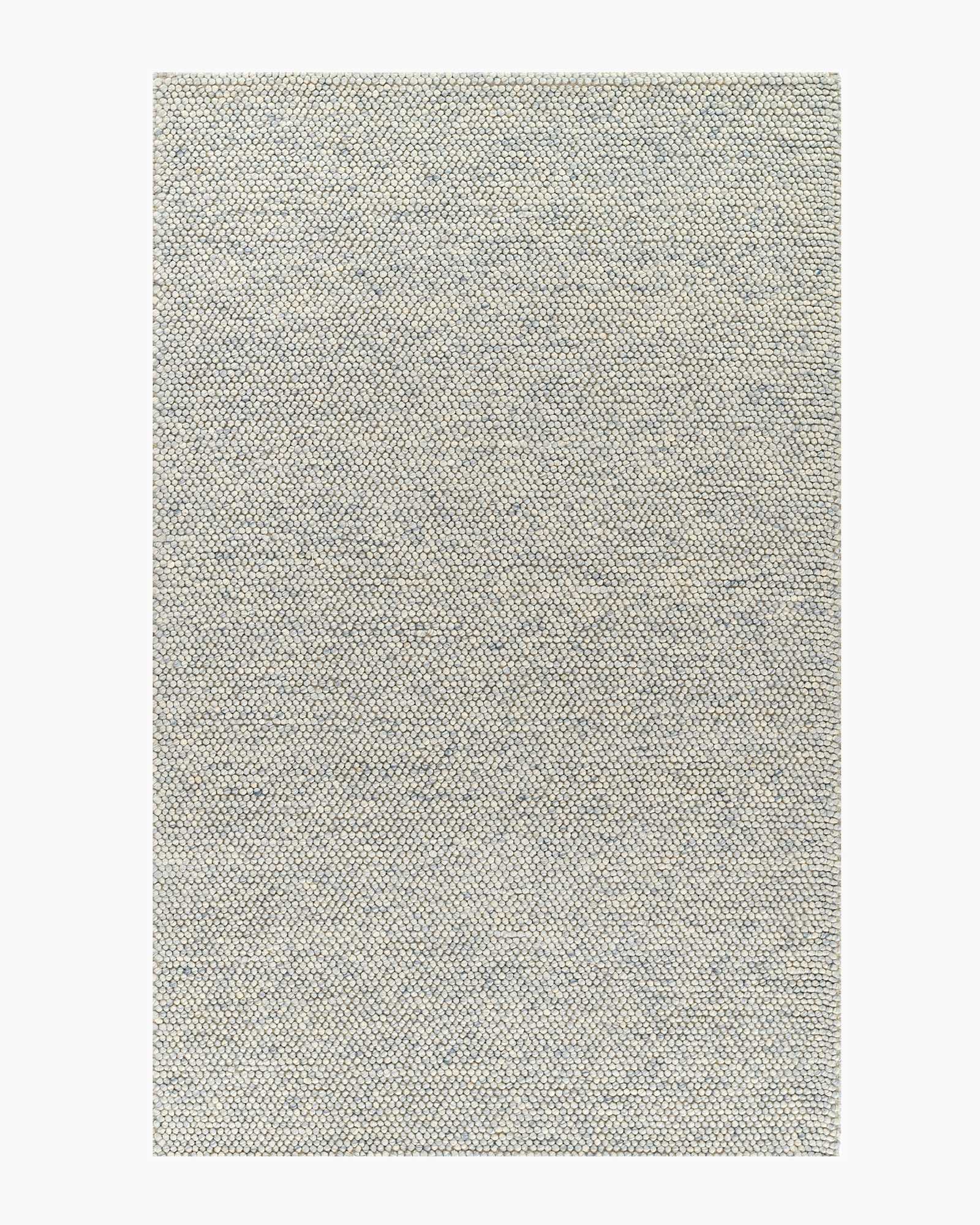 Blue Tribeca Handwoven Wool Rug