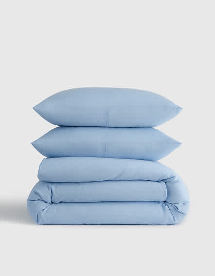 Marina European Linen Duvet Cover Set