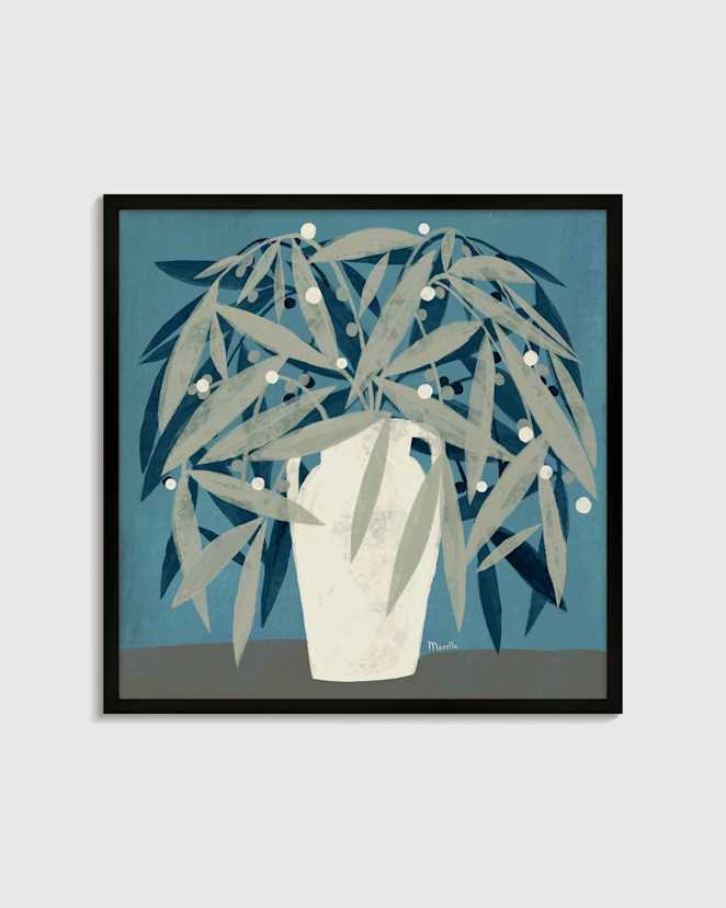 Black Blue Plant by Marco Marella