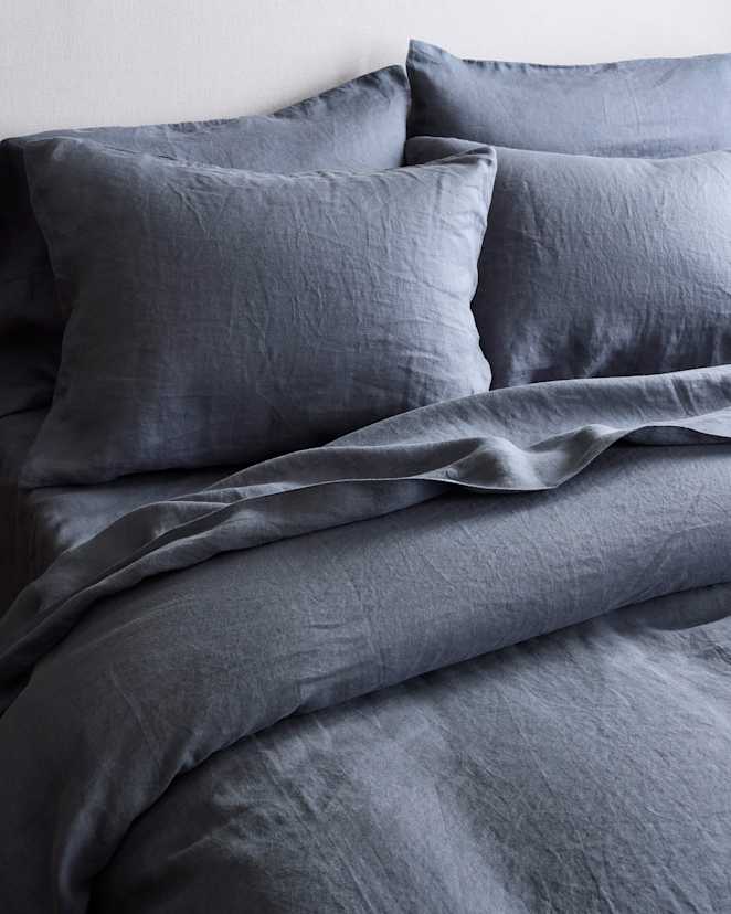 Nightfall European Linen Sham Set