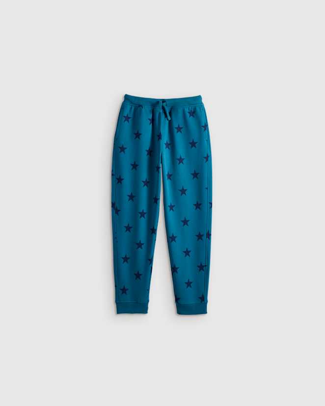Blue Stars Organic Cotton French Terry Joggers
