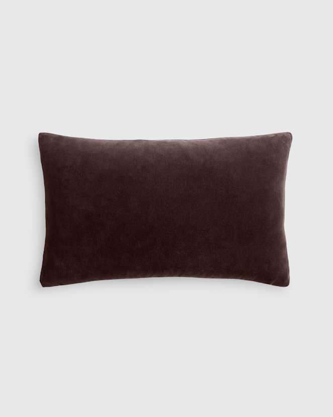 Espresso Classic Cotton Velvet Pillow Cover