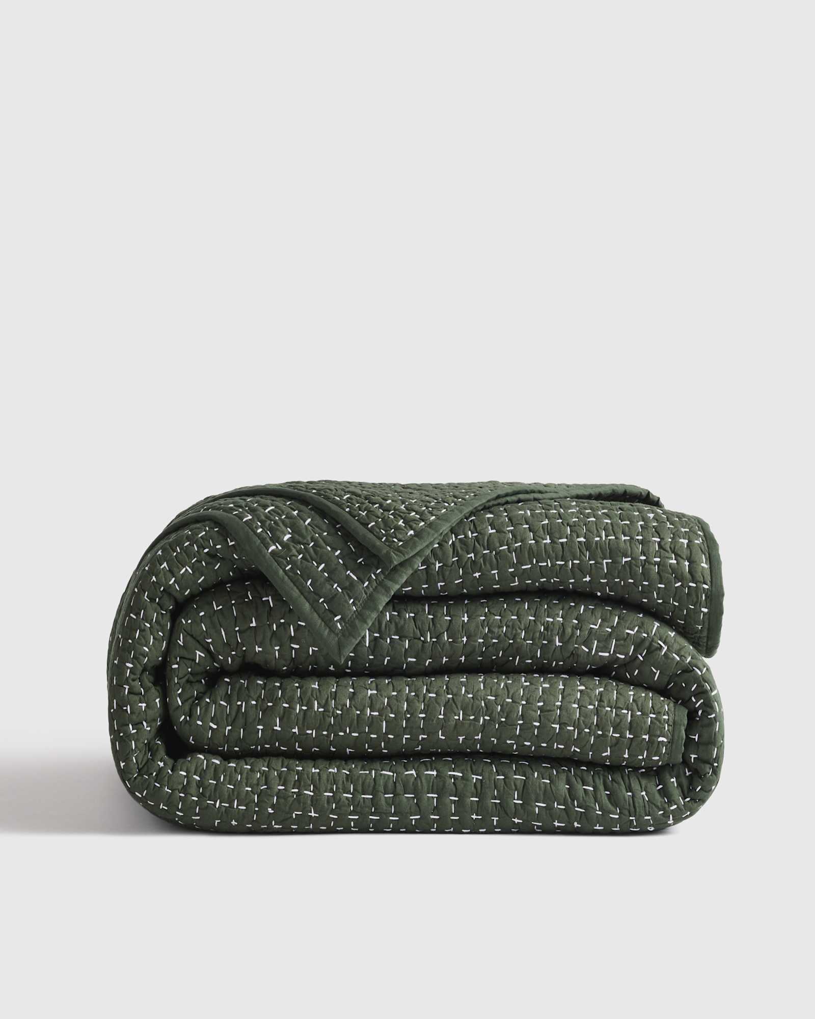 Pine Organic Cotton Hand Stitched Quilt
