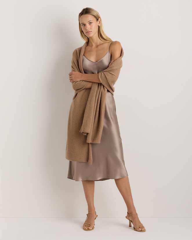 Teak Mongolian Cashmere Wrap