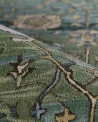 Aden Wool Rug - PDP Video Thumbnail (Green, 4x5)