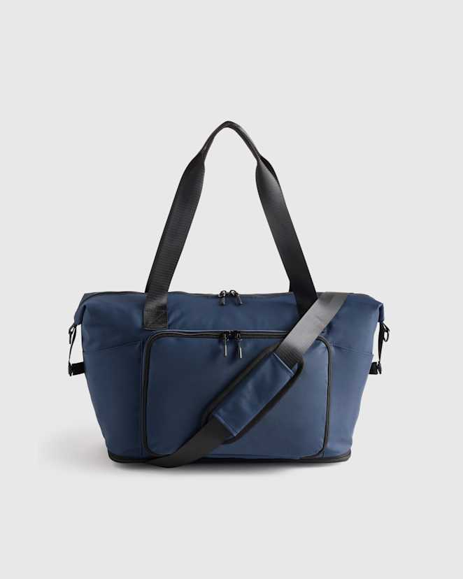 Navy Packable Expandable Travel Tote