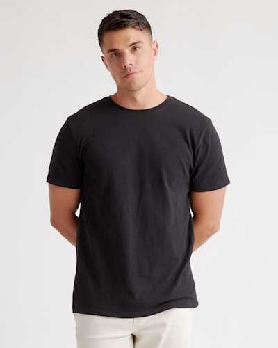 100% Organic Cotton Slub Crewneck Tee
