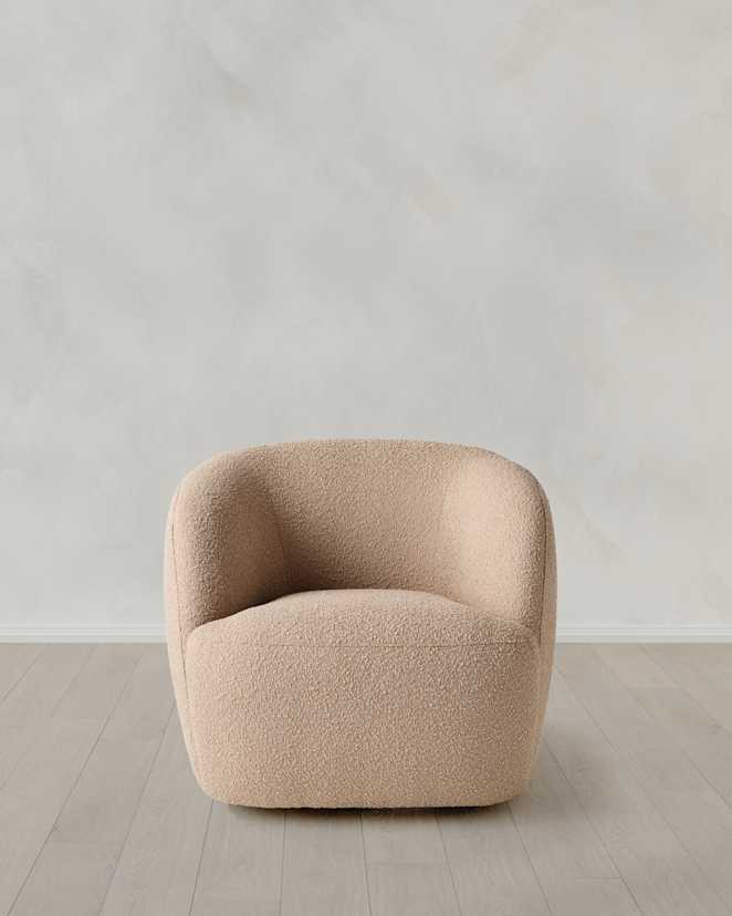 Dune Performance Boucle Swivel Chair