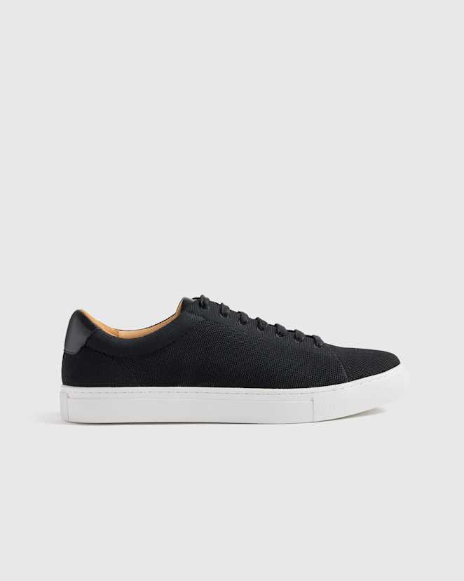 Black Recycled Knit Everyday Sneaker
