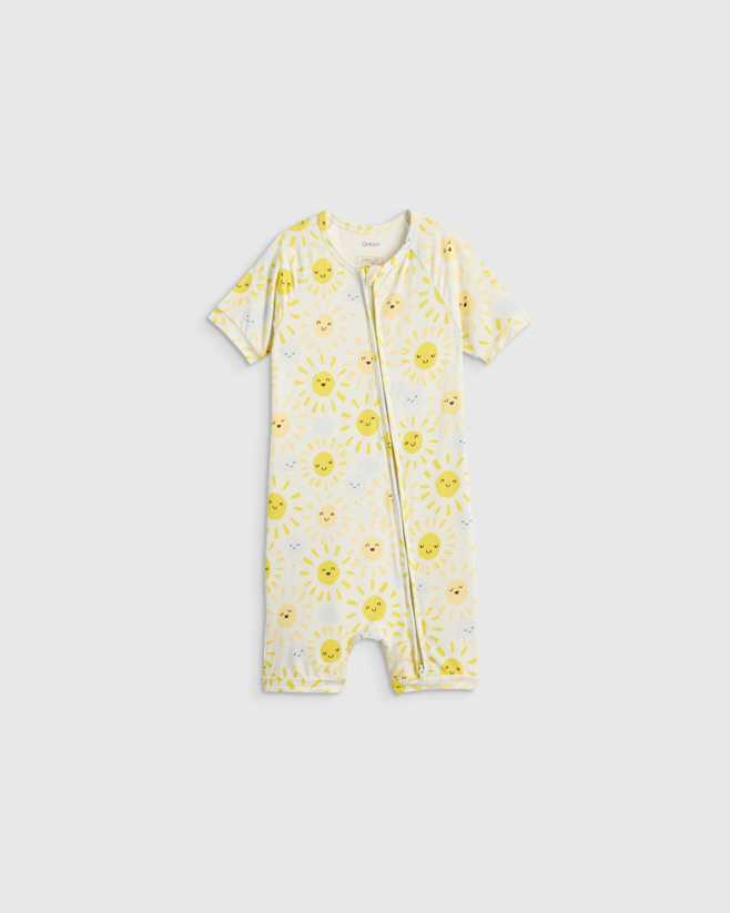 Sunshine Bamboo Shortie Onesie Pajama