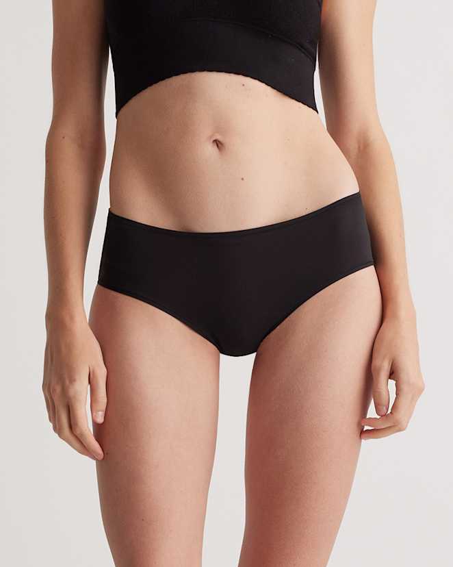 Black Second Skin Hipster Brief (6-Pack)