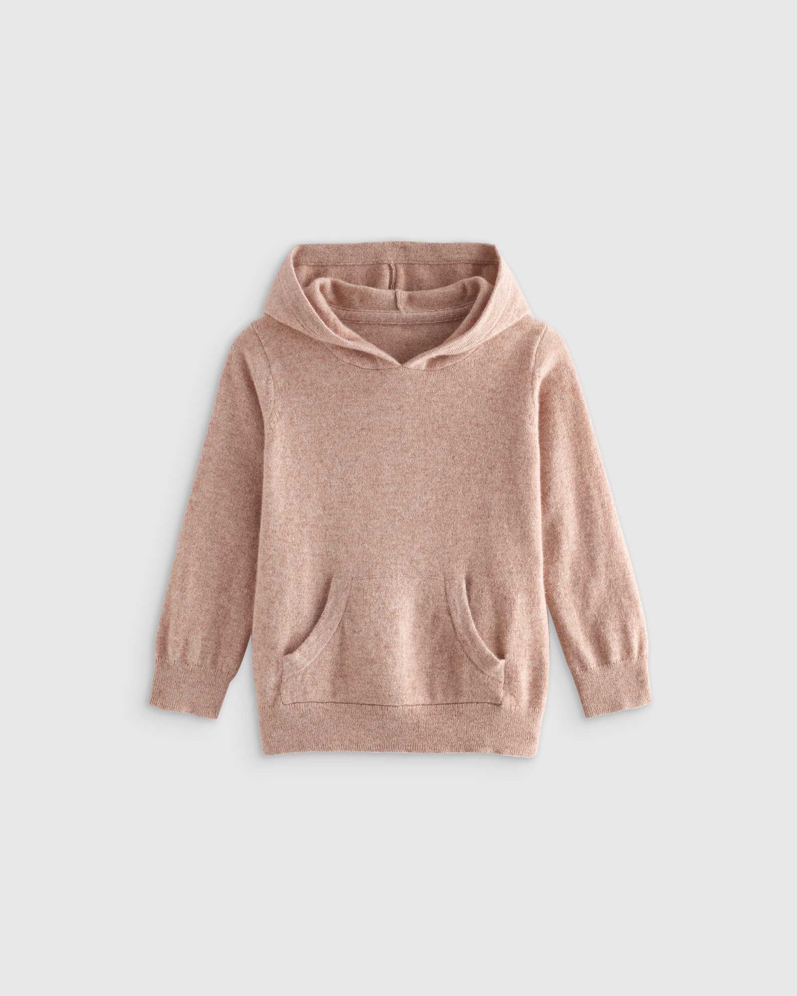oatmeal Washable Cashmere Hoodie