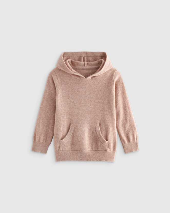 Oatmeal Washable Cashmere Hoodie