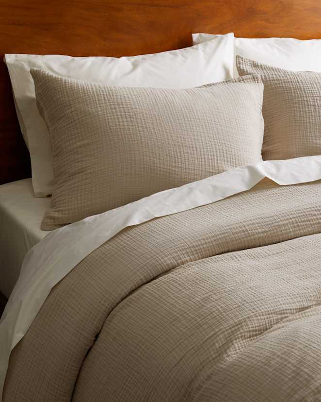 Dune Organic Airy Gauze Sham Set