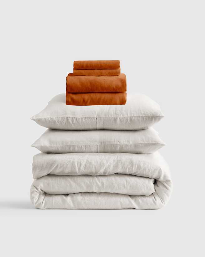 Sand Ensemble de literie de luxe en lin européen