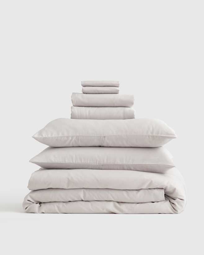Light Grey Linen Bamboo Deluxe Bundle
