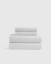 White Classic Organic Percale Sheet Set