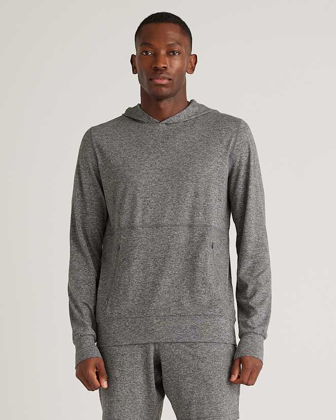 Heather Grey Flowknit Performance Hoodie