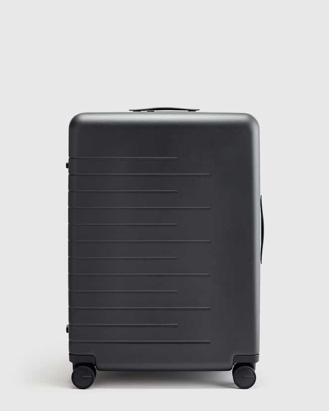 Black Expandable Large Check-In Suitcase
